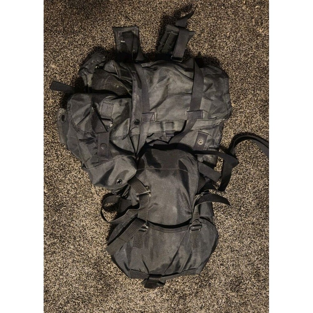 SWAT/Military Nylon Tacticle Backpack With OD Green Rain Poncho